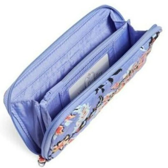 Vera Bradley Factory Style RFID Accordion Wristlet Zip Wallet - Picture 2 of 10